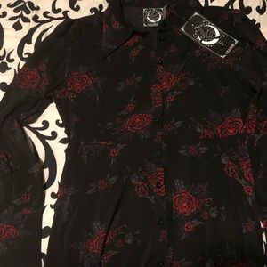 Killstar shirt dress! ♥️🖤 Brand new with tags! Size XL